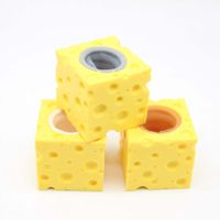 Creative Decompression Cute Cheese Mouse Cup Squeezing Toy 1pcs main image 4