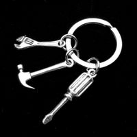 Simple Style Letter Stainless Steel Plating Men's Keychain 1 Piece sku image 1