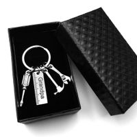 Simple Style Letter Stainless Steel Plating Men's Keychain 1 Piece main image 4