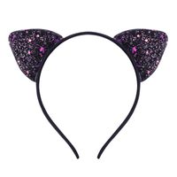 Cute Cat Ears Cloth Sequins Hair Band 1 Piece sku image 7