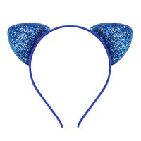 Cute Cat Ears Cloth Sequins Hair Band 1 Piece sku image 11