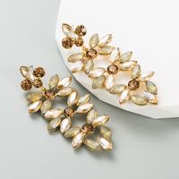 Fashion Geometric Alloy Rhinestones Women's Earrings 1 Pair sku image 2