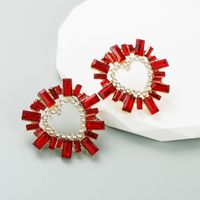 Fashion Geometric Alloy Rhinestones Women's Earrings 1 Pair sku image 4