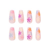 Sweet Flower Resin Nail Patches 1 Set main image 3