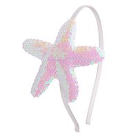 Cute Starfish Plastic Sequins Hair Band 1 Piece sku image 1