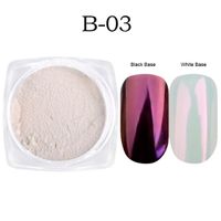 Fashion Solid Color Shell Powder Nail Decoration Accessories 1 Piece sku image 3