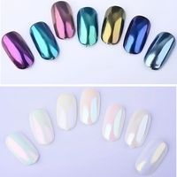 Fashion Solid Color Shell Powder Nail Decoration Accessories 1 Piece main image 2