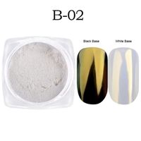 Fashion Solid Color Shell Powder Nail Decoration Accessories 1 Piece sku image 2
