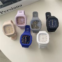 Simple Style Number Buckle Electronic Women's Watches main image 1