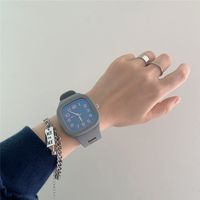 Simple Style Number Buckle Electronic Women's Watches sku image 1