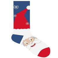 Unisex Fashion Santa Claus Snowman Cotton Jacquard Crew Socks sku image 5