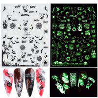 Halloween Mode Motif Halloween Synthétiques Ongles Correctifs 1 Jeu sku image 2