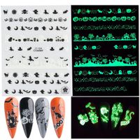 Halloween Mode Halloween-muster Synthetik Nagelaufkleber 1 Satz sku image 6