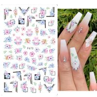 Fashion Letter Flower Butterfly Paper Nail Patches 1 Piece main image 3