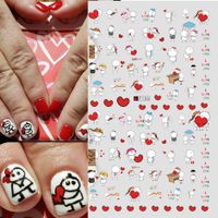 Simple Style Animal Plant Paper Nail Patches 1 Piece main image 3