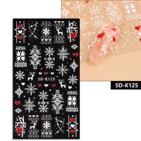 Simple Style Santa Claus Paper Nail Patches 1 Piece sku image 17