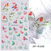 Simple Style Santa Claus Paper Nail Patches 1 Piece sku image 8