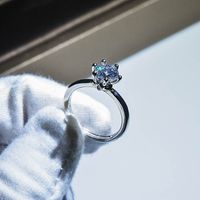 Mode Runden Kupfer Inlay Künstlicher Diamant Ringe 1 Stück sku image 25