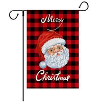 Christmas Decoration Garden Double Sided Printing Outdoor Decoration Cartoon Banner sku image 8