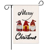 Christmas Decoration Garden Double Sided Printing Outdoor Decoration Cartoon Banner sku image 12