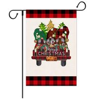 Christmas Decoration Garden Double Sided Printing Outdoor Decoration Cartoon Banner sku image 3