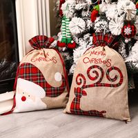 Christmas Cartoon Style Santa Claus Elk Cloth Party Gift Bags 1 Piece main image 1