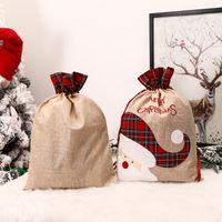 Christmas Cartoon Style Santa Claus Elk Cloth Party Gift Bags 1 Piece main image 2