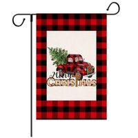 Christmas Decoration Garden Double Sided Printing Outdoor Decoration Cartoon Banner sku image 5