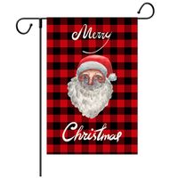 Christmas Decoration Garden Double Sided Printing Outdoor Decoration Cartoon Banner main image 2