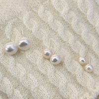 Elegant Geometric Imitation Pearl Women's Earrings 1 Pair main image 4