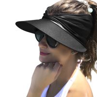 Women's Fashion Solid Color Wide Eaves Sun Hat main image 3