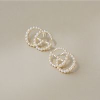Simple Style Geometric Rhinestone Artificial Gemstones Earrings 1 Pair sku image 35