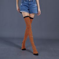 Women's Fashion Stripe Acrylic Over The Knee Socks sku image 19