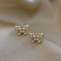 Simple Style Geometric Rhinestone Artificial Gemstones Earrings 1 Pair sku image 1