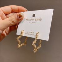 Fashion Bow Knot Alloy Plating Inlay Artificial Gemstones Women's Ear Studs 1 Pair sku image 35