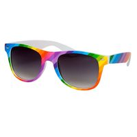 Retro Rainbow Pc Square Full Frame Women's Sunglasses main image 5