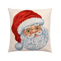 Cute Christmas Tree Santa Claus Letter Linen Pillow Cases main image 5