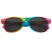 Retro Rainbow Pc Square Full Frame Women's Sunglasses main image 4