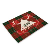 Nordic Style Christmas Tree Letter Elk Polyester sku image 8
