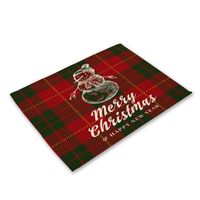 Nordic Style Christmas Tree Letter Elk Polyester sku image 1