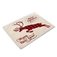 Nordic Style Christmas Tree Letter Elk Polyester sku image 17