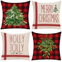 Fashion Christmas Tree Letter Elk Polyester Pillow Cases main image 3