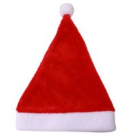 Christmas Fashion Solid Color Cloth Party Christmas Hat main image 4