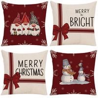 Fashion Christmas Tree Letter Elk Polyester Pillow Cases main image 6