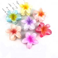 Fairy Style Flower Synthetic Resin Stoving Varnish Hair Claws main image 3