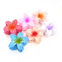 Fairy Style Flower Synthetic Resin Stoving Varnish Hair Claws main image 6