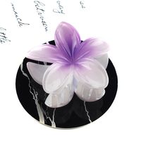 Fairy Style Flower Synthetic Resin Stoving Varnish Hair Claws sku image 45