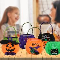 Halloween Pumpkin Cloth Party Candy Basket main image 1