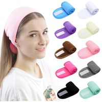 Simple Style Geometric Solid Color Cloth Hair Band main image 1