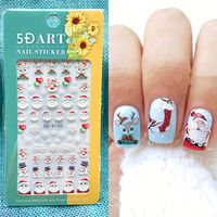 Simple Style Santa Claus Paper Nail Patches 1 Piece sku image 2